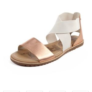 Sorel Ella Sandal Natural Sz 9